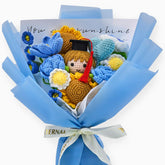 YSHomy Crochet Flower Bouquet for Boy Graduation